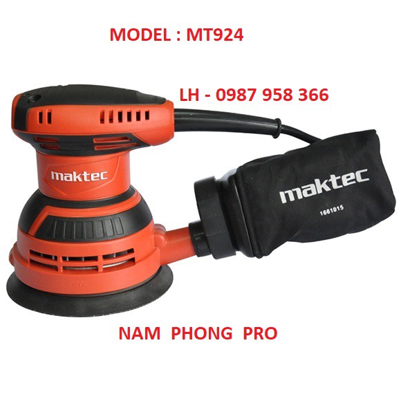 MÁY CHÀ NHÁM QUỸ ĐẠO TRÒN MAKTEC MT924