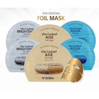 Mặt Nạ Chống Lão Hóa, Tăng Độ Đàn Hồi Banobagi Vita Cocktail Age Foil Mask - Intensive Lifting 30ml