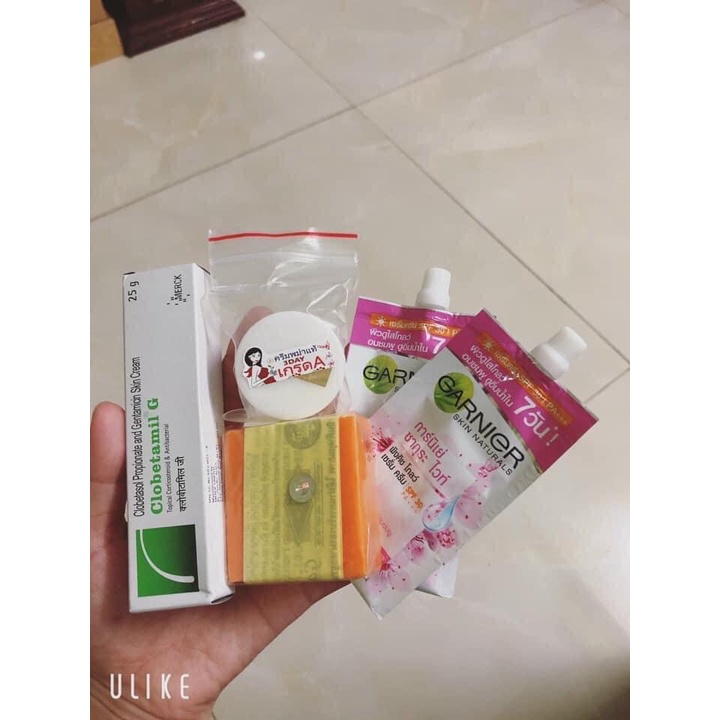 KEM NÁM THÁI LAN TÚI 5 MÓN ĐỦ TEM