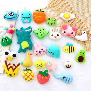 Pin cài nhồi bông dễ thương trang trí cặp sách, balo, túi xách