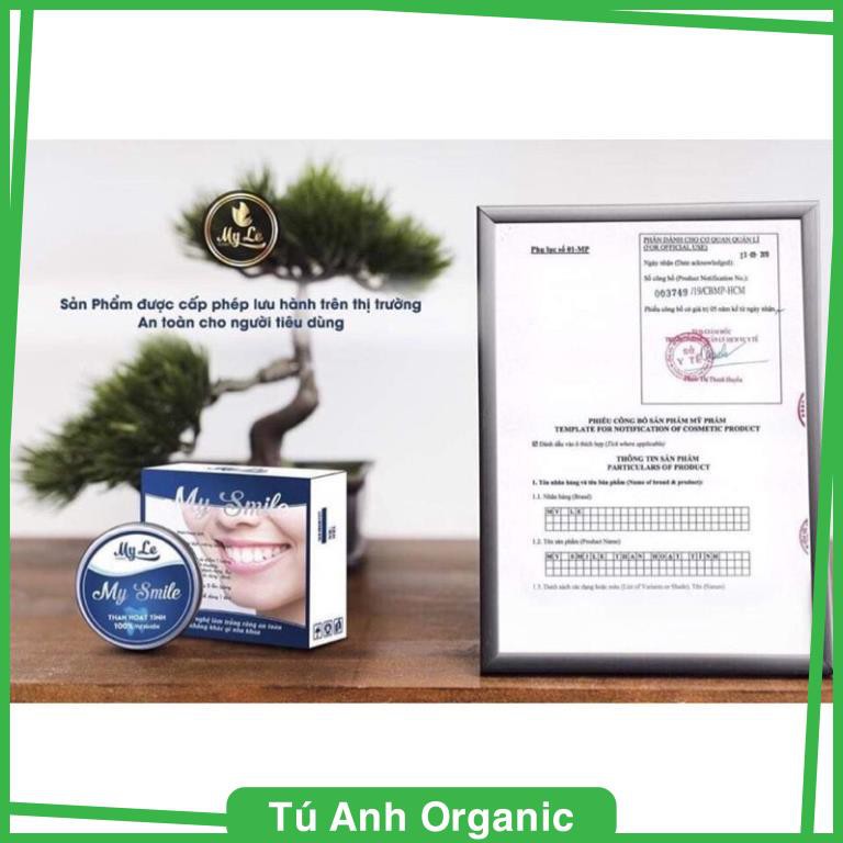 Trắng răng My Smile 70g, làm trắng răng an toàn, cách làm trắng răng hiệu quả