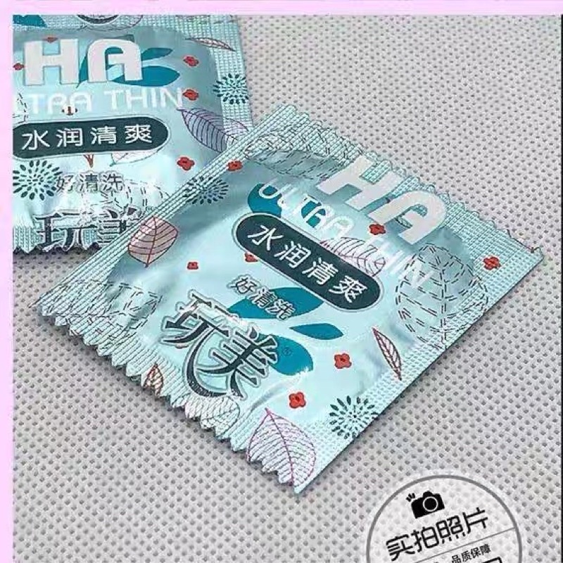 Bao cao su HA Ultrathin Trung Quốc, bao cao su gia đình siêu mỏng nhiều gel kéo dài thời gian