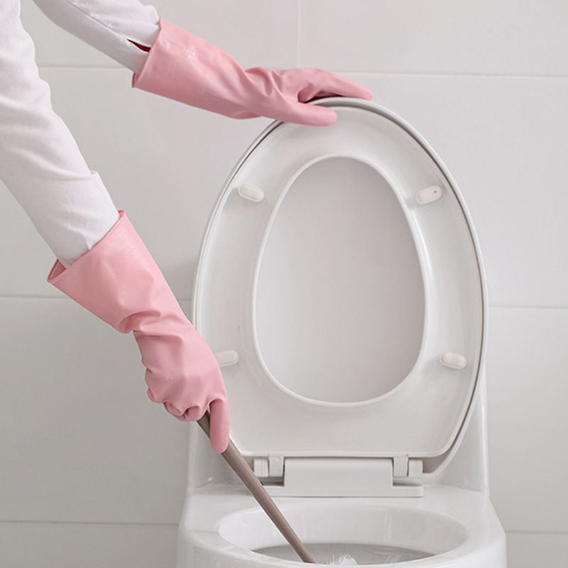 Găng Tay Rửa Chén Bằng Nhựa PVC Chống Thấm Nước Tiện Dụng Cho Nhà Bếp