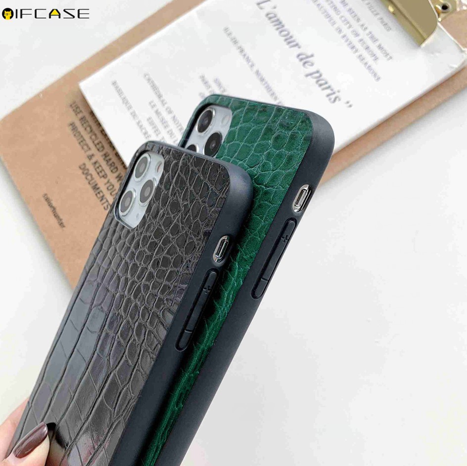 Samsung Galaxy A9 A8 A8+ A7 A6 A6+ A5 J8 J6 J6+ J4 J4+ Plus 2018 J7 Pro 2017 J2 Grand Prime A40 Note 10 Lite 9 Phone Case Crocodile Pattern Business Simple Leather Casing Case Cover