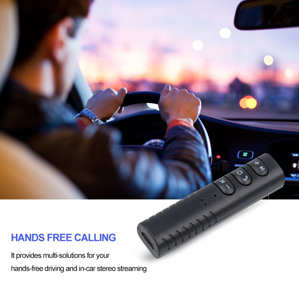 Đầu nhận âm thanh kết nối bluetooth 4.1 AUX với giắc cắm 3.5mm