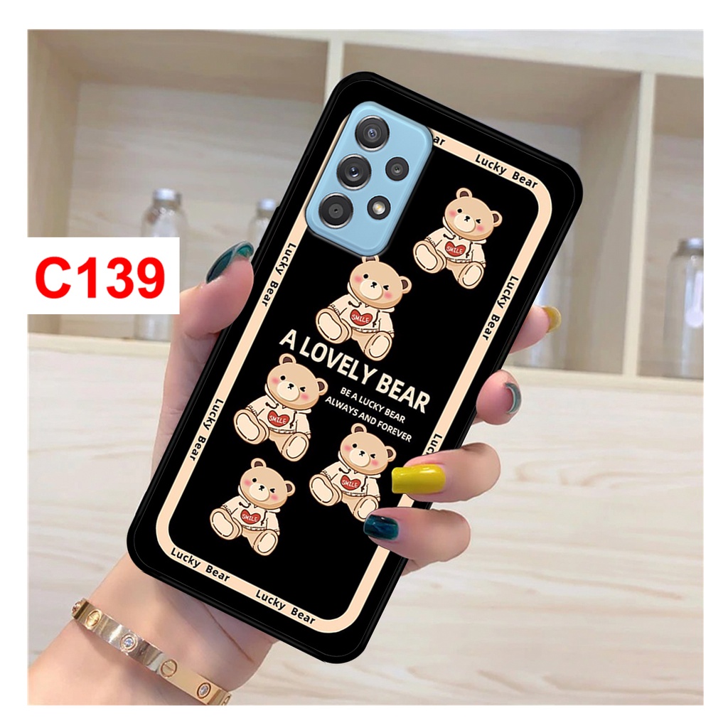 Ốp lưng Samsung A13 -  A23 - A33 - A32 - A52/A52s - A72 - A53 -  A73 in hình gấu bear dễ thương, cute .ốp rẻ bền đẹp.