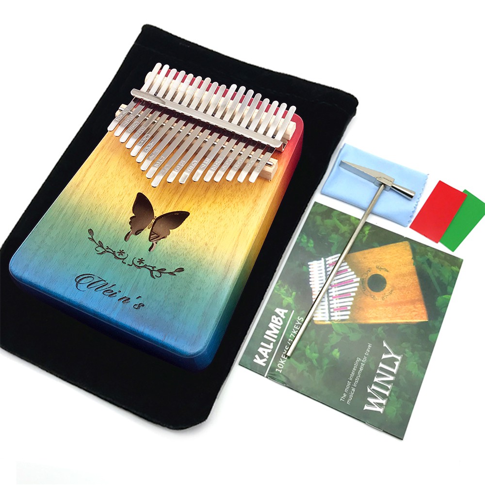 Đàn Kalimba 17 Phím Nhiều Màu Sắc