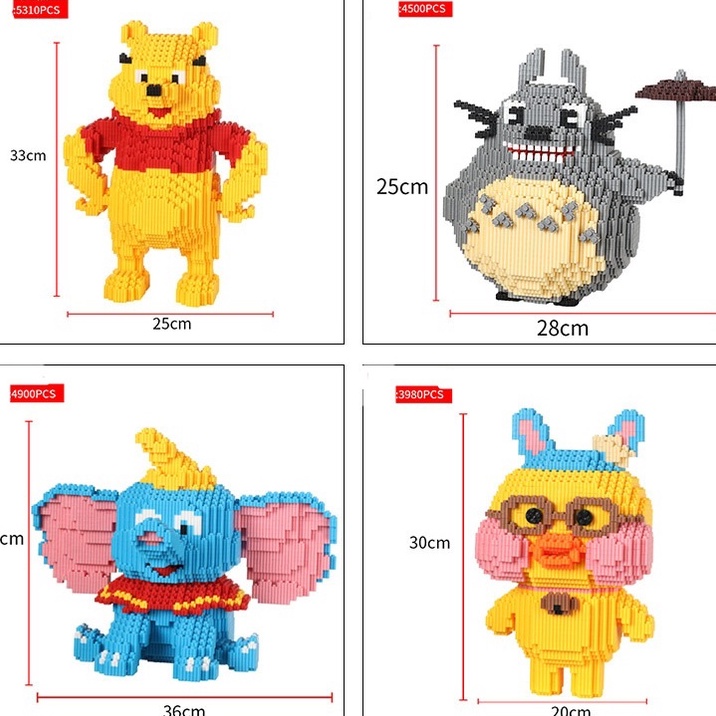 Đồ Chơi Lắp Ráp Mô Hình Lớn Sáng Tạo giải trí Nam Nữ