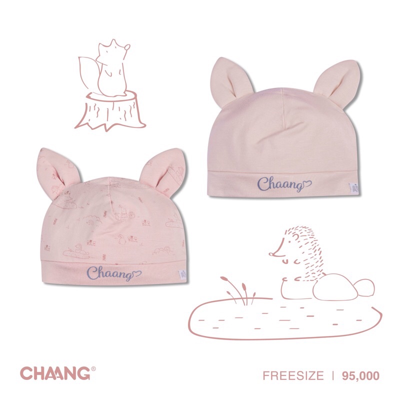[ CHAANG ] Sét 2 mũ sơ sinh Chaang cho bé trai/ bé gái