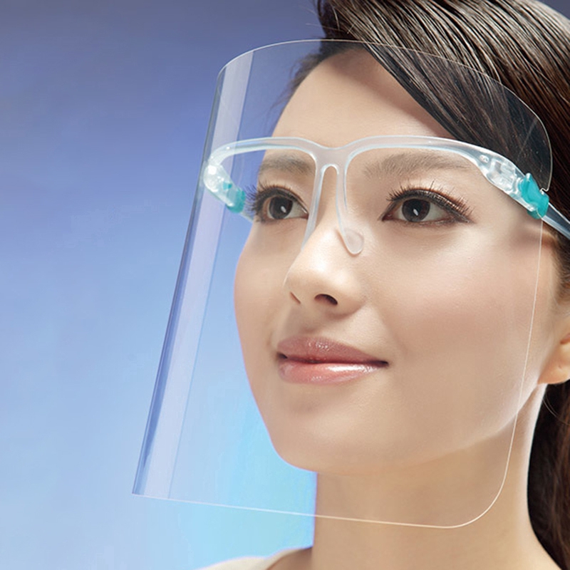 Face Shield tấm che mặt phòng dịch, kính chống giọt bắn y tế faceshield Mặt Nạ Chống Bắn Dầu Và Bắn Dầu Dùng Cho Nhà Bếp