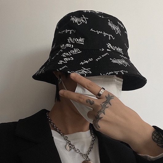Mũ Bucket Chống Nắng Hai Mặt Thời Trang Xuân Thu Phong Cách Hàn Quốc Cho Nam Và Nữ