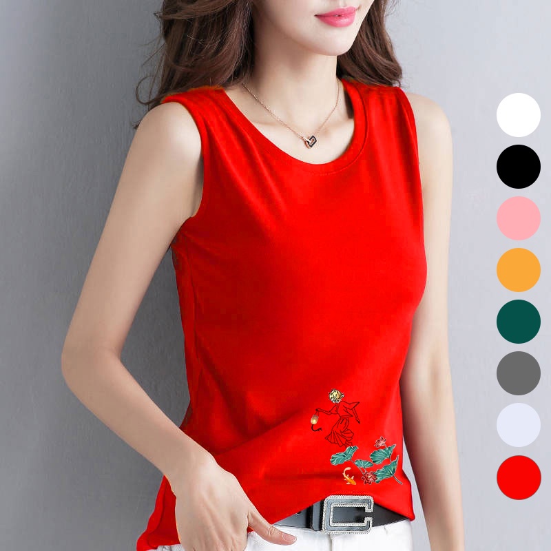 Áo thun ba lỗ nữ sát nách vải cotton 4 chiều LOTUS-SALLY-SN106