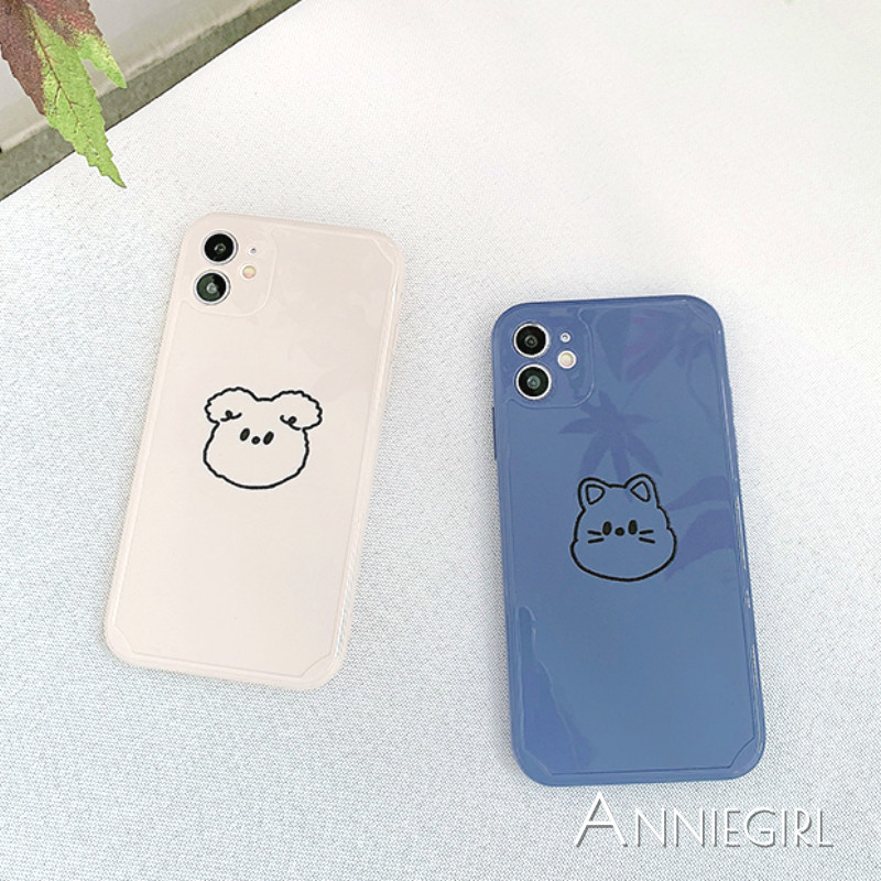 Ốp điện thoại silicon họa tiết mèo/thỏ đáng yêu chống sốc dành cho IPhone 11 Pro Max X Xs Max XR 8 7 Plus | BigBuy360 - bigbuy360.vn