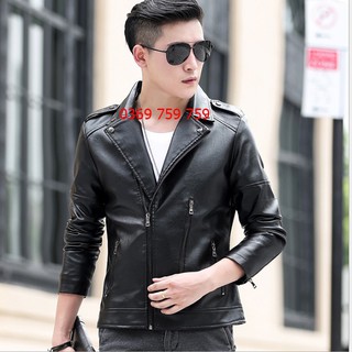Áo Khoác Da Nam Biker Jaket Chất Đẹp
