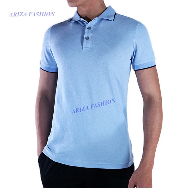 [Xả kho 3 ngày]Áo Thun Nam chất mát Ngắn Tay Polo Cổ Bẻ Bo Cotton Phối Màu sang trọng | BigBuy360 - bigbuy360.vn