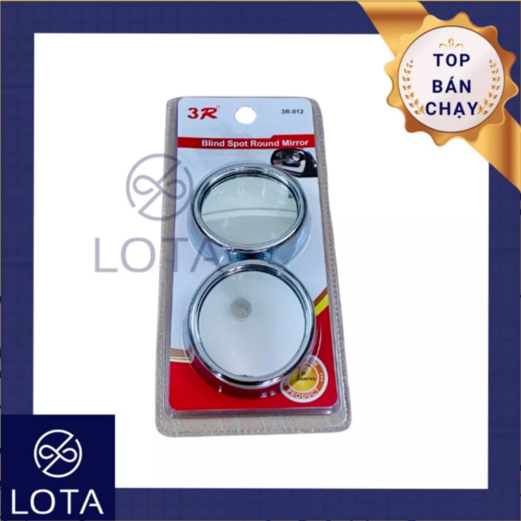 ❖GƯƠNG CẦU LỒI Ô TÔ 40MM HOẶC 50MM, kiếng chiếu hậu xe hơi góc rộng 360 độ, kính oto, tròn nhỏ mini 3R-11 3R-12