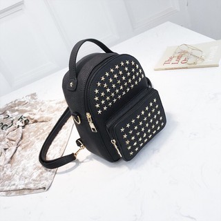 Balo nữ mini da đính sao cá tính - M634