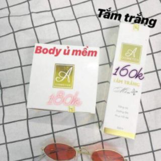 Combo tắm trắng và body mềm Acosmetics