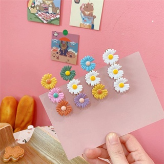 Kẹp tóc 3 hoa Cúc Daisy nữ tính, phong cách dễ thương Hàn Quốc, Phụ kiện tóc dành cho các cô gái