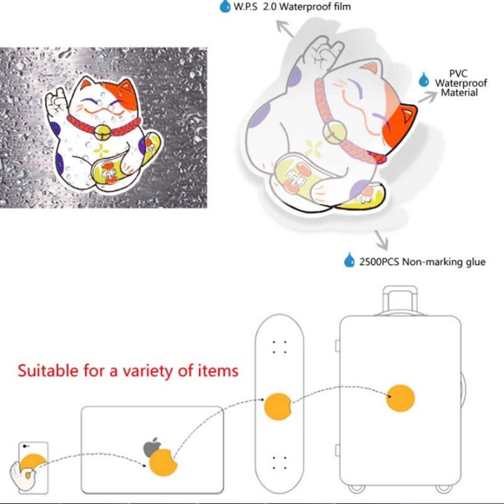 Set 50 hình dán phong cách Among Us chống thấm nước trang trí mũ bảo hiểm/tủ lạnh/xe máy/xe đạp/hành lý/ván trượt DIY