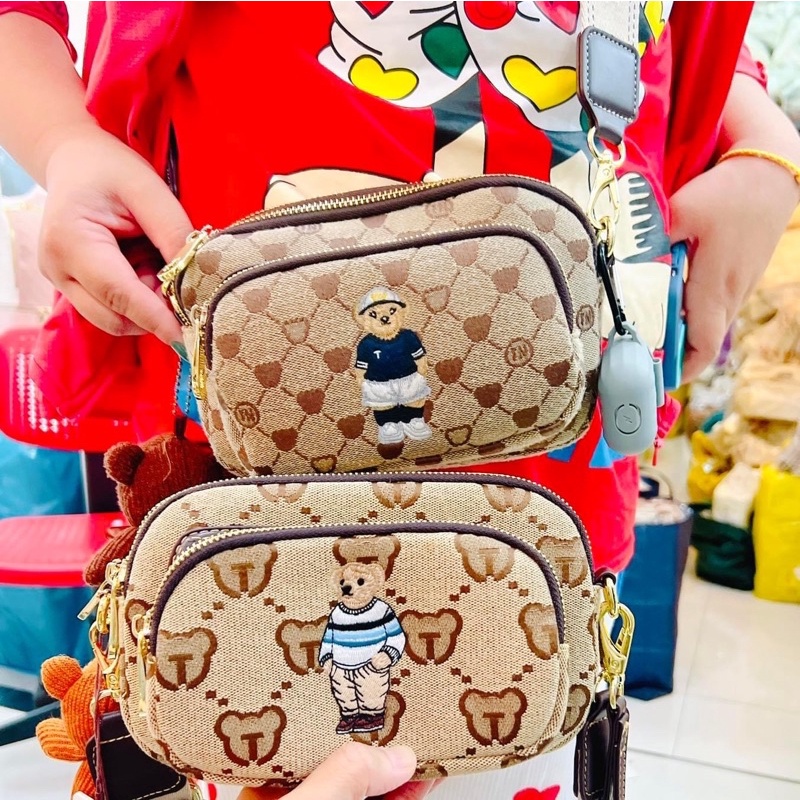 túi đeo gấu Ttwn bear 2 mẫu mới (có sẵn hoả tốc)