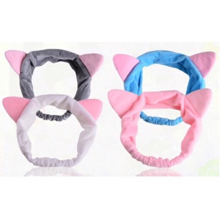 Băng đô tai mèo, rửa mặt siêu xinh