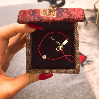 Vòng tay chỉ đỏ kim vàng may mắn mạ vàng 18K (có bán sỉ)