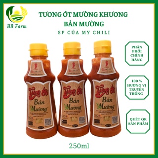 Tương ớt bản Mường đặc sản tương ớt Mường Khương ocop htx sun gold chai 250ml
