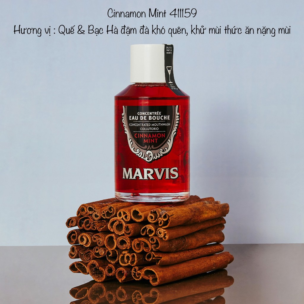 Nước súc miệng Marvis Cinnamon Mint Mouthwash 120ml