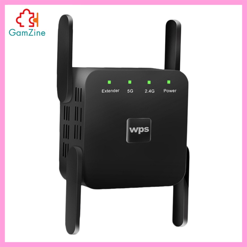 Bộ Khuếch Đại Tín Hiệu Wifi Không Dây 1200mbps 2.4g 5g 4 Ăng Ten | BigBuy360 - bigbuy360.vn