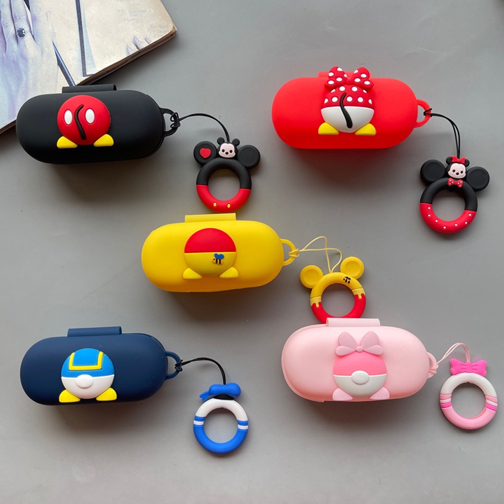 Vỏ Silicon Bảo Vệ Hộp Sạc Tai Nghe Huawei FreeBuds SE Thiết Kế Dễ Thương Kèm Móc Treo Chìa Khóa Tiện Dụng