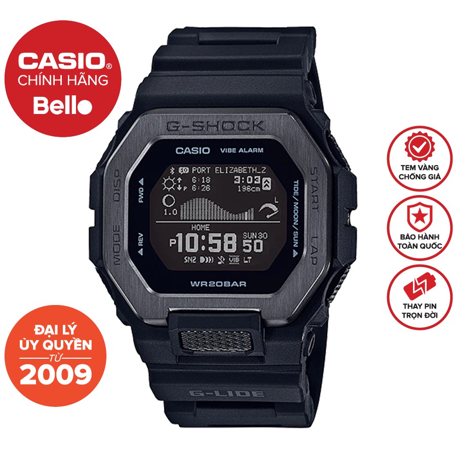 Đồng hồ Nam Dây Nhựa Casio G-Shock GBX-100NS-1 chính hãng bảo hành 5 năm Pin trọn đời