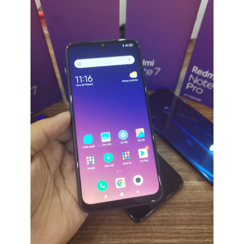 Điện thoại Xiaomi Redmi Note 7 Pro ram 6G bộ nhớ 128G mới 99% full hộp+ phụ kiện full tiếng việt