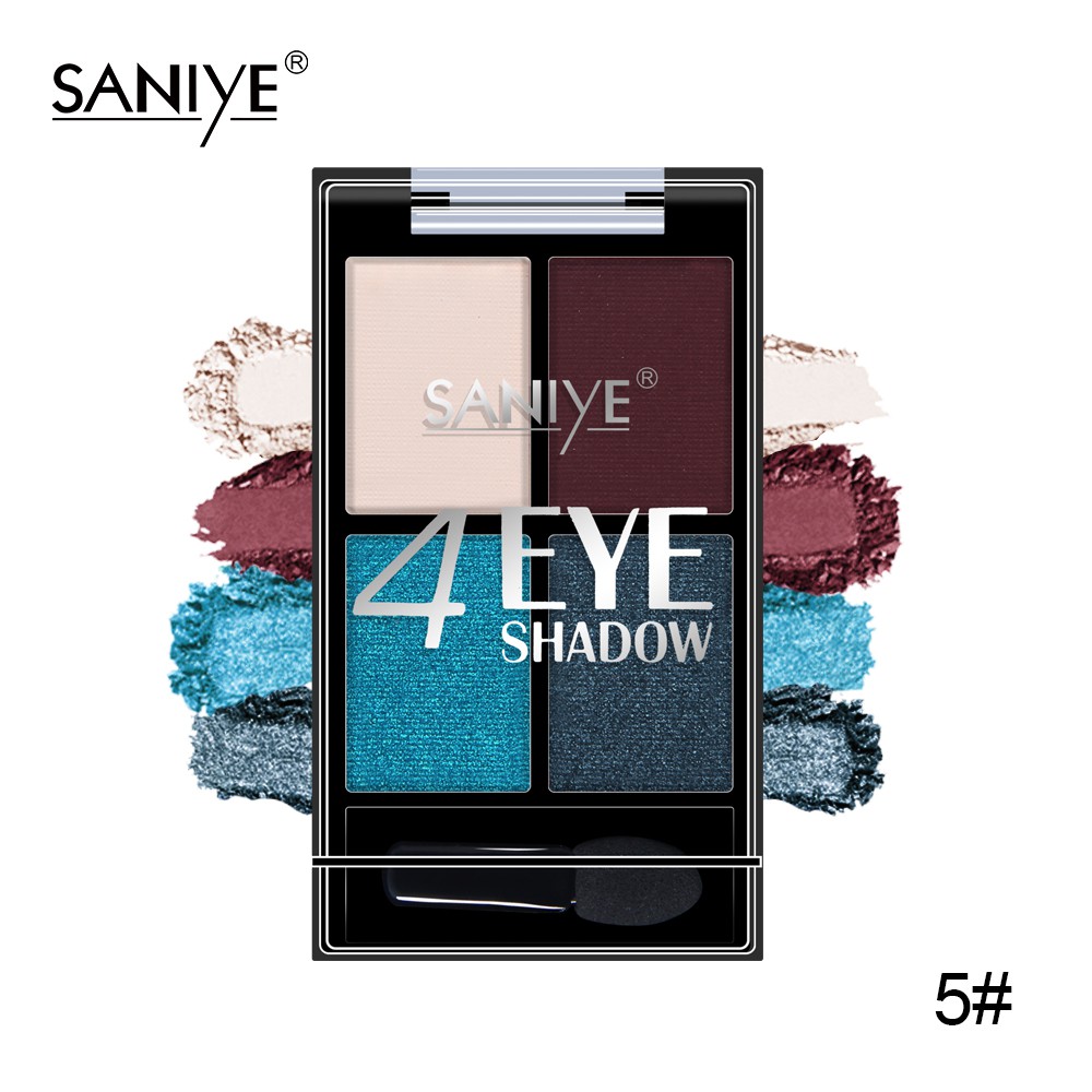 Bảng phấn mắt 4 màu nhũ mini chống thấm nước | BigBuy360 - bigbuy360.vn