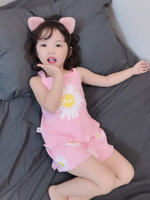 Bộ hai dây hoa cúc siêu cute cho bé