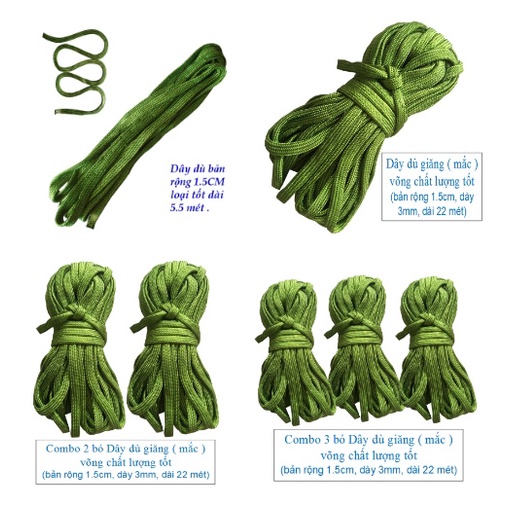 Tổng hợp Các mẫu dây dù buộc đồ,cắm trại,leo núi