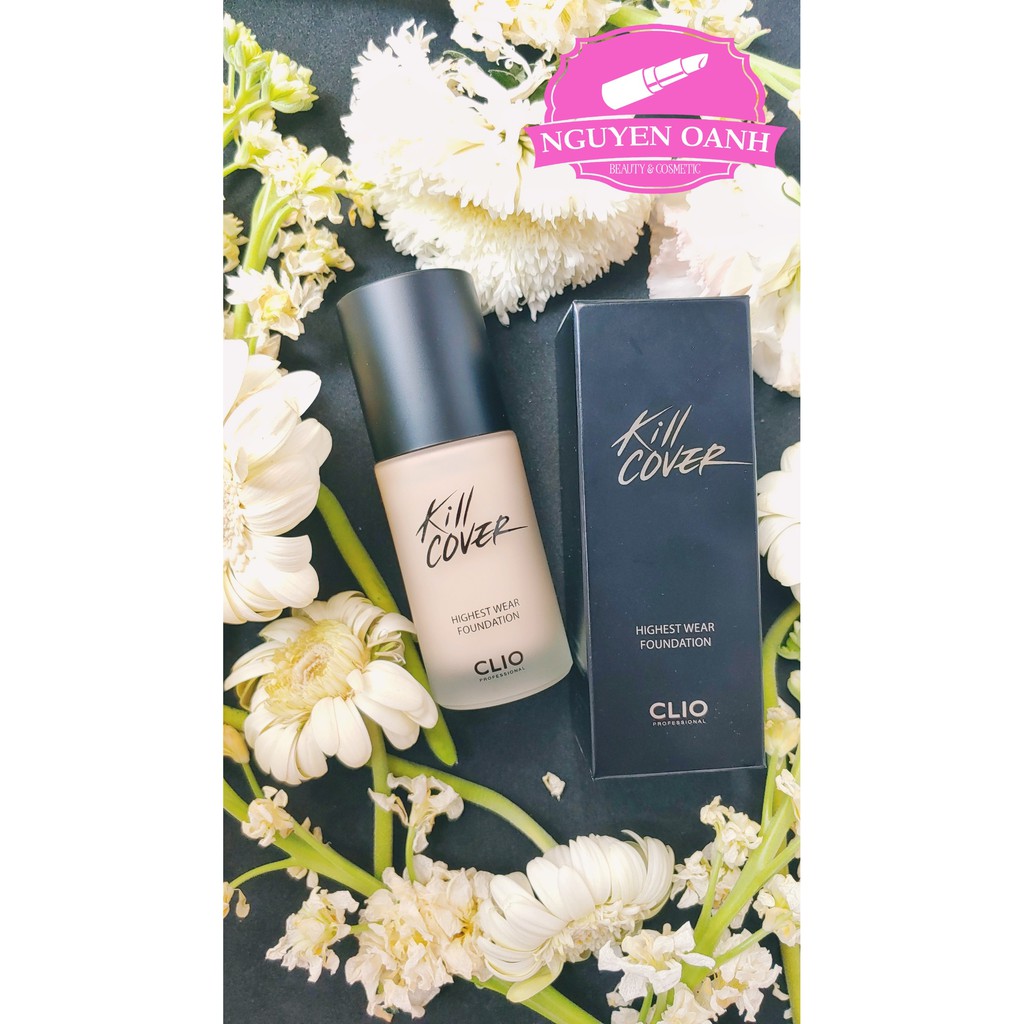 Kem Nền Clio Kill Cover Highest Wear Foundation SPF50 Pa+++