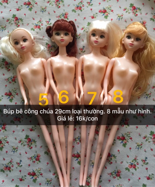 Búp bê công chúa 29cm Loại đẹp (xả hàng)