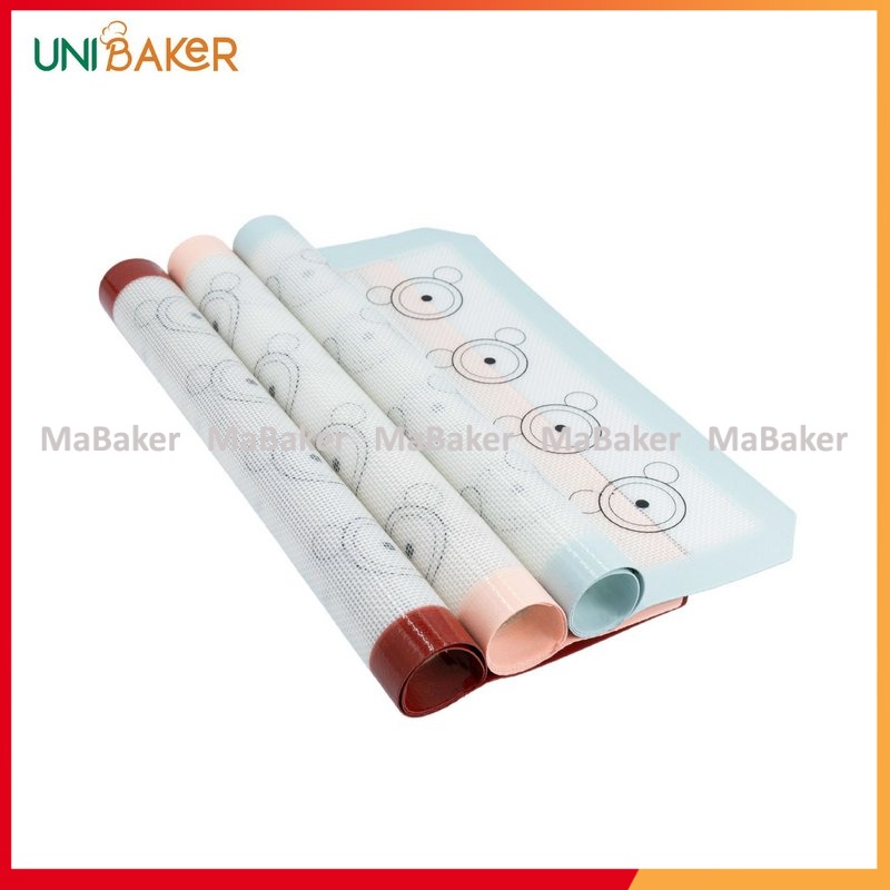 Thảm nướng bánh Silpat 2 kích thước 30x40 và 40x60 UniBaker - MaBaker