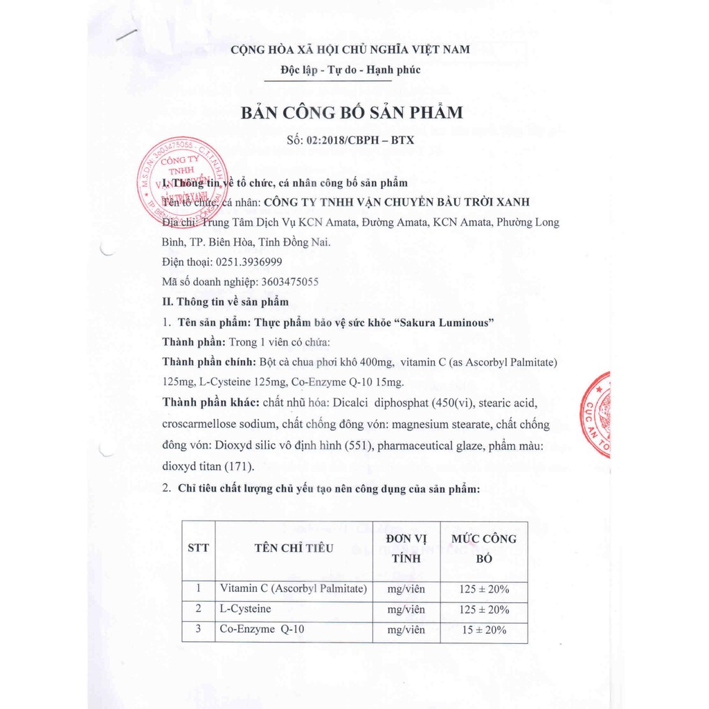 Viên uống trắng và căng mượt làn da SAKURA LUMINOUS | BigBuy360 - bigbuy360.vn