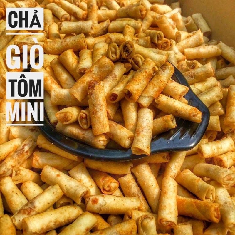 Chả Giò mini Tôm Sấy Ăn Liền Lon 400gram