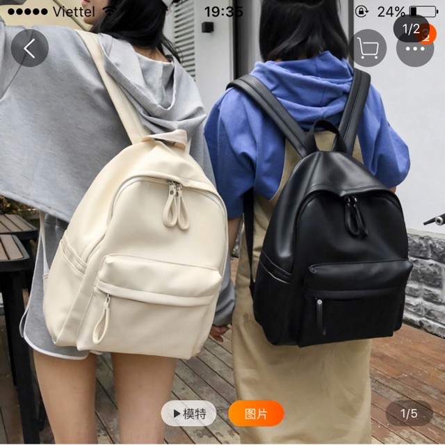 ( )Order - BALO DA PU TRƠN ULZZANG