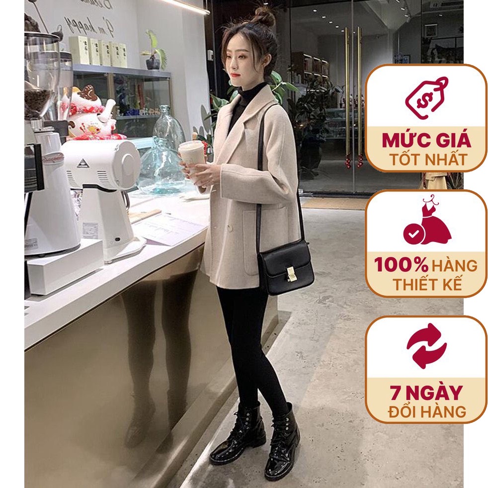 Áo khoác dạ mịn AK07 - Hàng thiết kế Hàn Quốc - Heccinewfashion