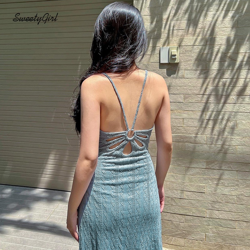 Đầm Ôm Không Tay Cổ Tròn Màu Trơn Quyến Rũ Dành Cho Nữ 2022