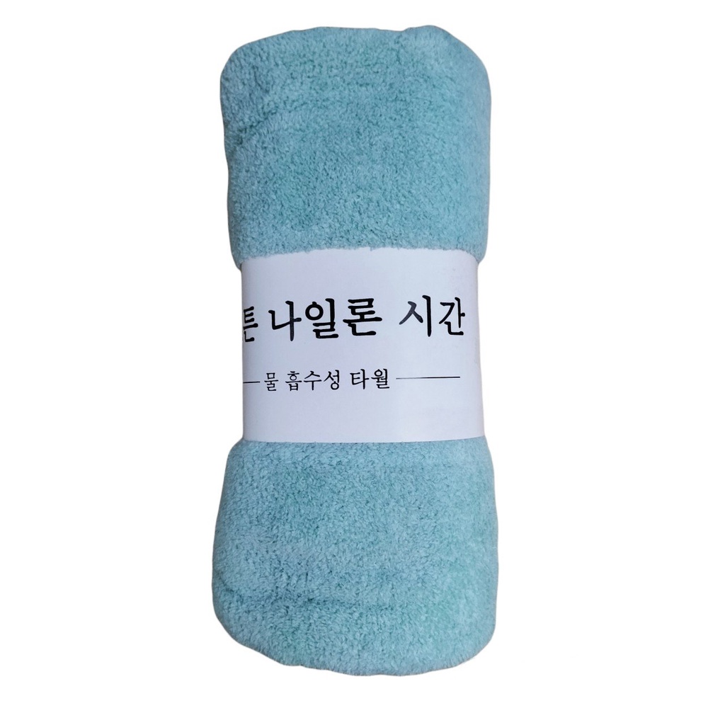 Khăn Tắm Lông Cừu Hàn Quốc Màu trơn Size Lớn 70x140cm