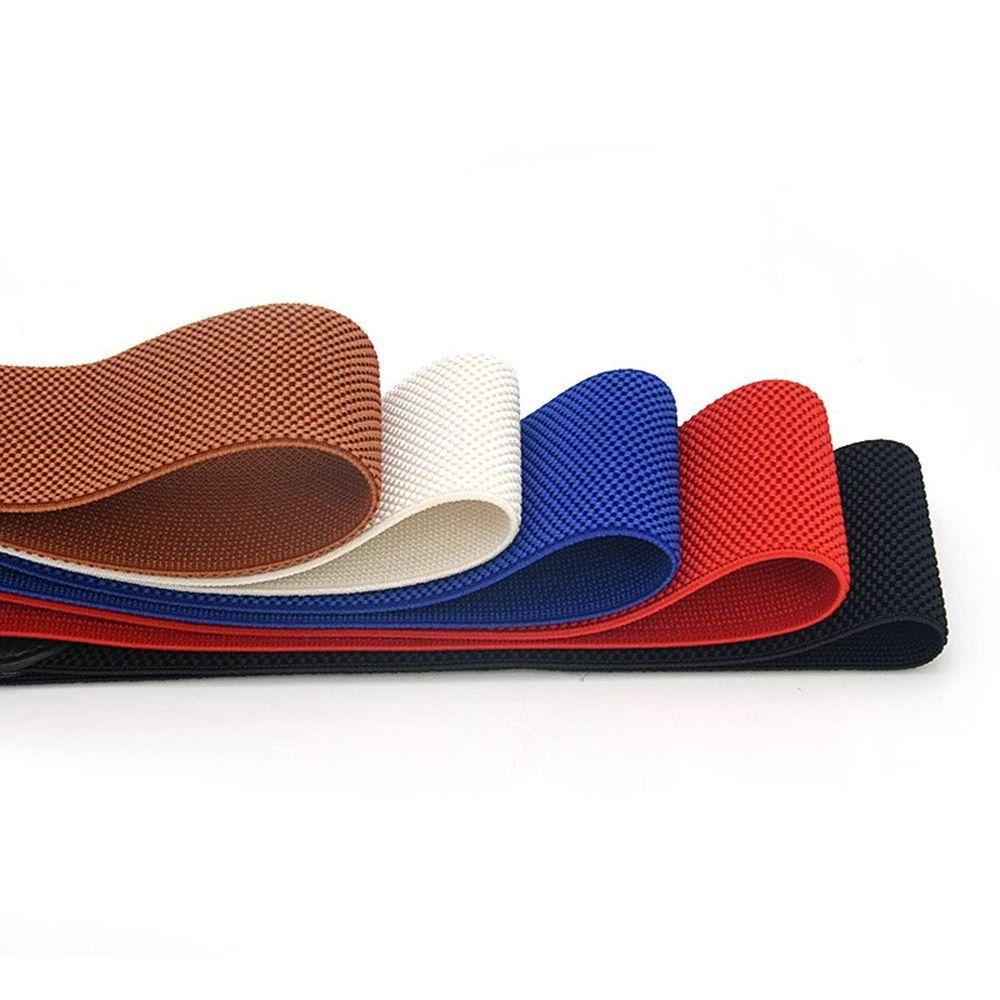 Thắt Lưng Co Giãn Khóa Kim Loại Bản Rộng Trang Trí Đầm Jean Thanh Lịch Cho Bạn Gái