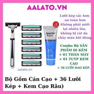 Dao cạo râu bộ gồm