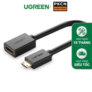 Cáp chuyển đổi mini hdmi đực sang hdmi cái dài 25cm ugreen 20137 pkcnh