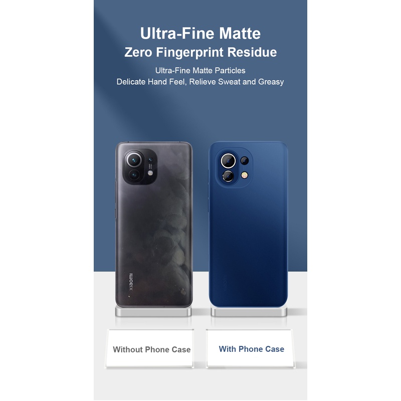 Ốp Điện Thoại TPU Mềm Nhám Siêu Mỏng 0.3mm Cho Xiaomi Mi 12 11i 11 Pro Ultra 10T Lite Poco F3 Redmi Note 10 5G 10T