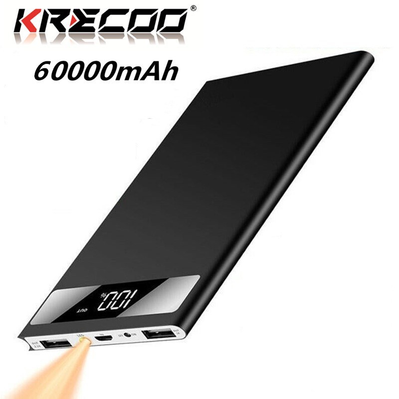 Sạc Dự Phòng KRECOO 60000mAh Chất Lượng Cao